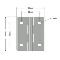 51-030-0 MODULAR SOLUTIONS BUTT HINGE